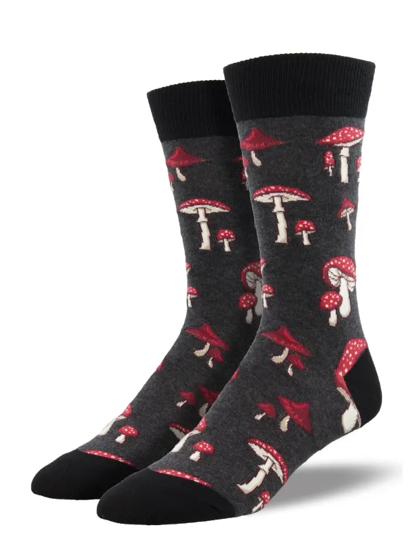 "PRETTY FLY FOR A FUNGI" MENS SOCKS sold by Sunbeam