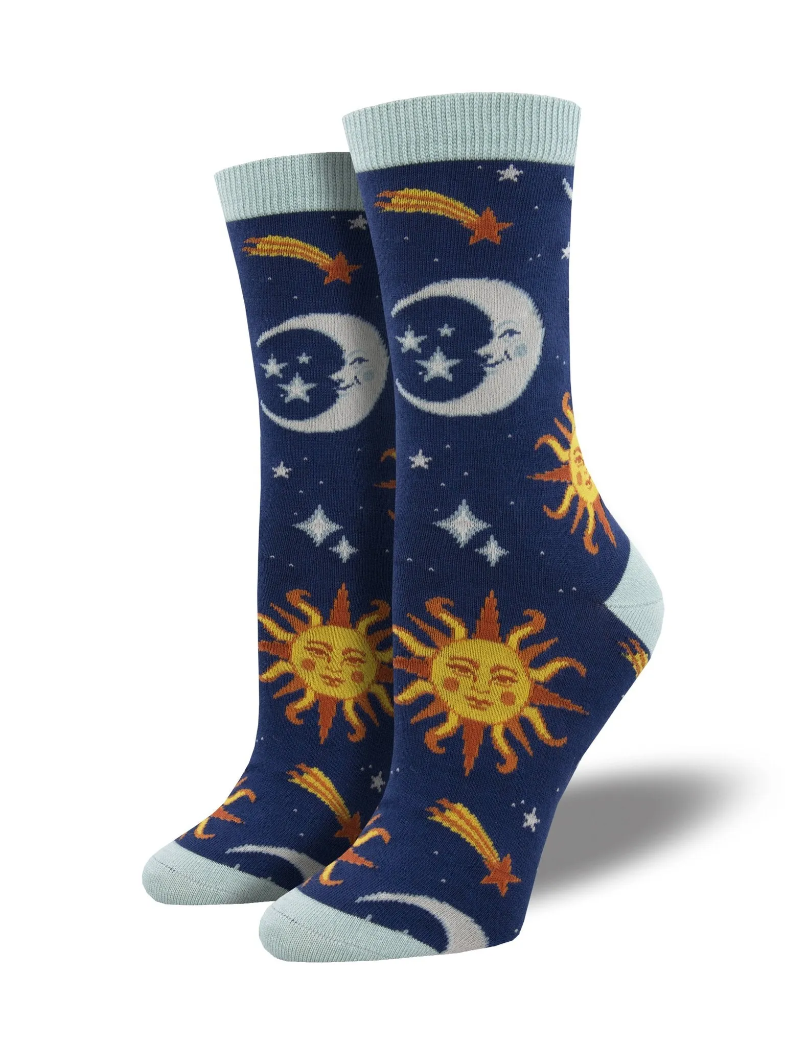 Clear Skies Navy Bamboo Socks sold by Sunbeam