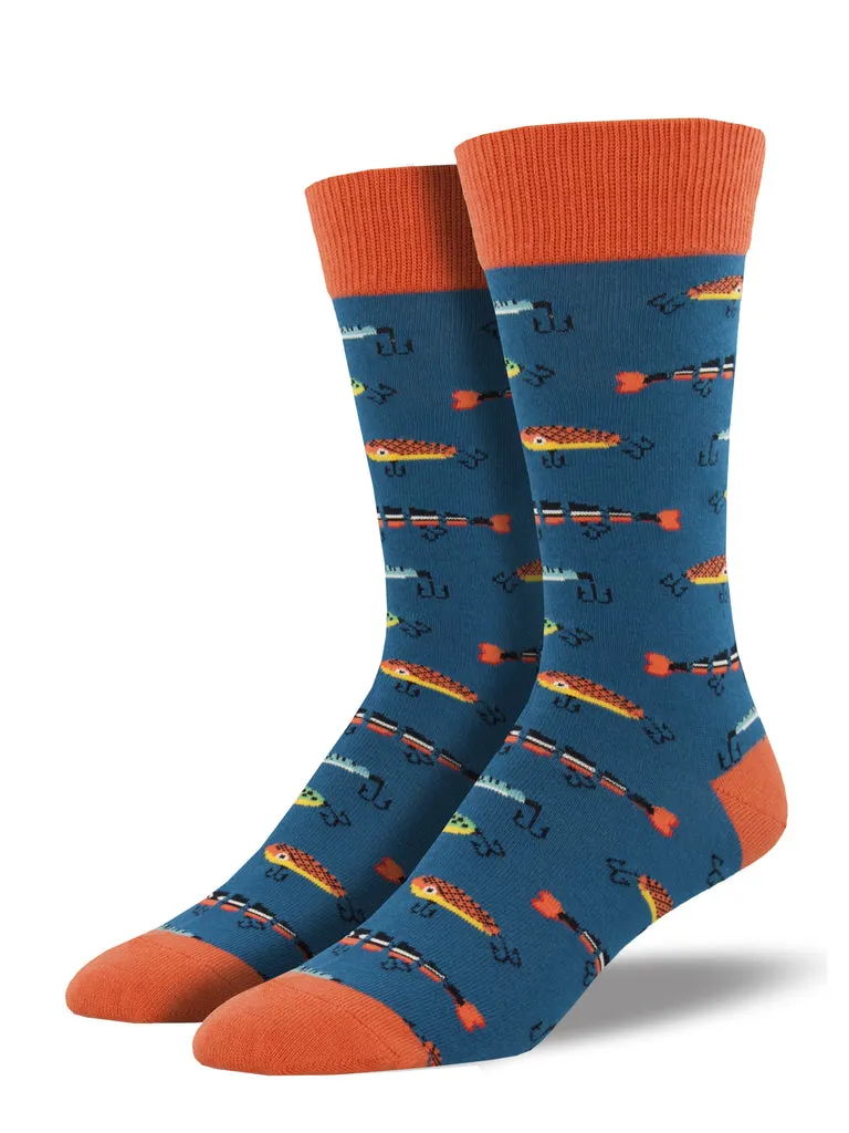 Just Fishin' Men's Socks sold by Sunbeam