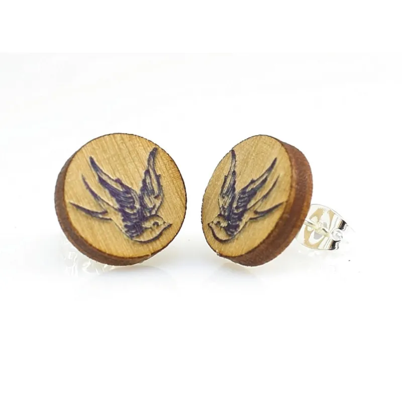 Sparrow Stud Earrings sold by Sunbeam