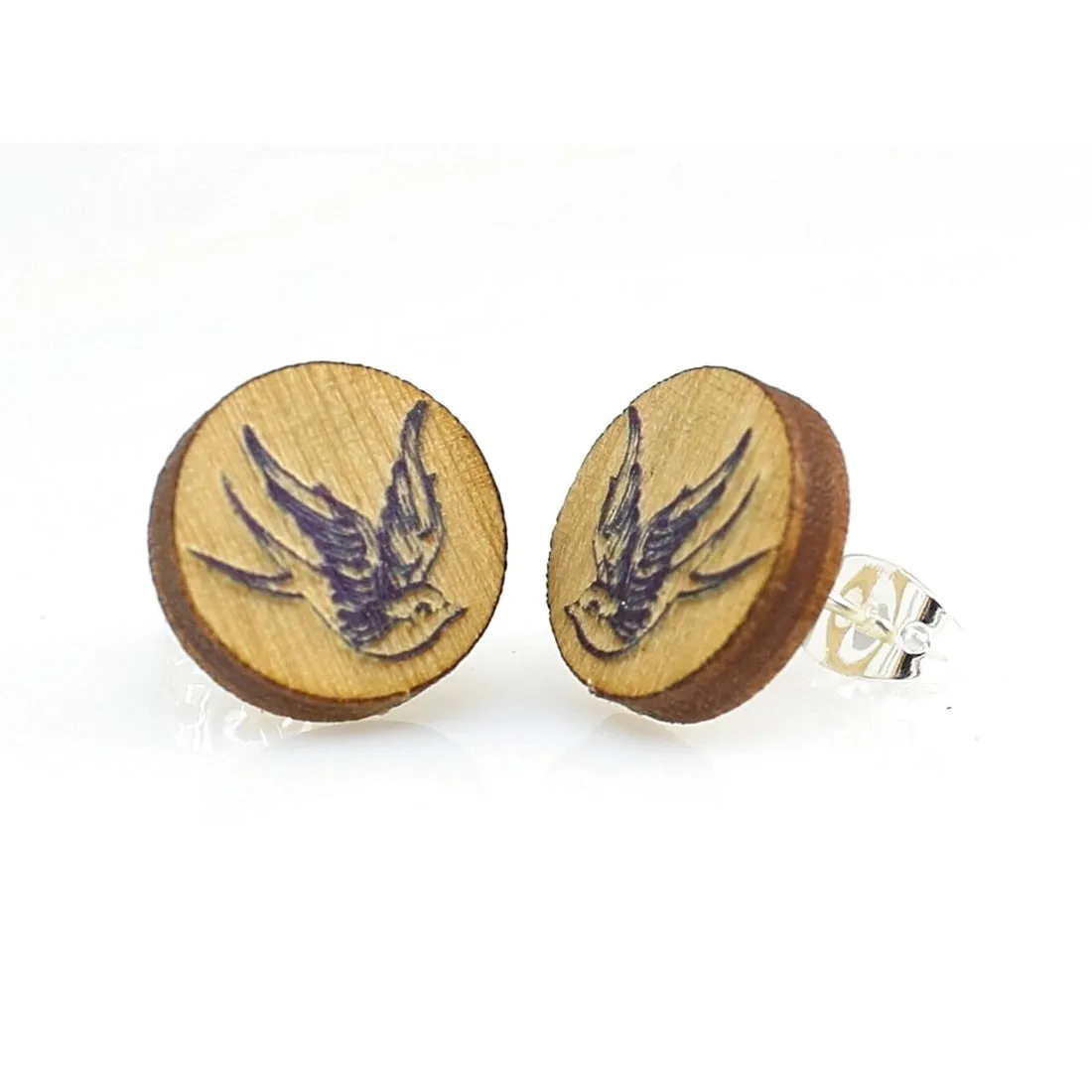 Sparrow Stud Earrings sold by Sunbeam