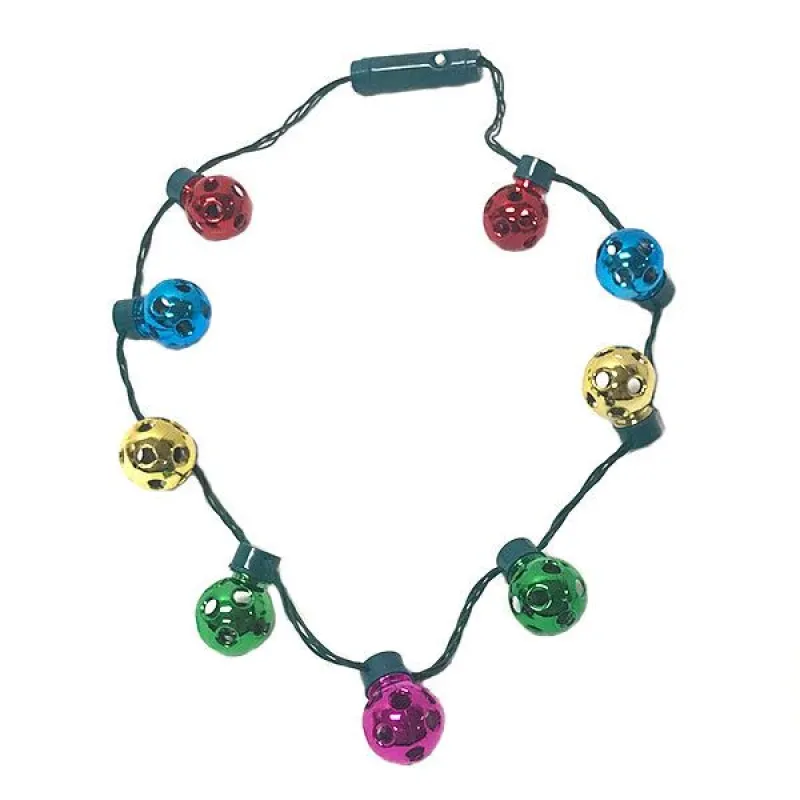 Holiday Jingle Bell Necklace Light Up sold by Sunbeam