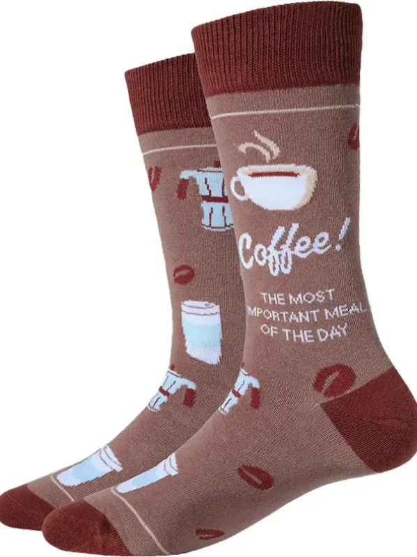 Coffee Men's Socks made by Sunbeam