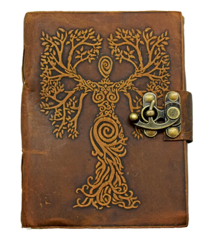 Tree Woman Soft Leather Journal made by Sunbeam