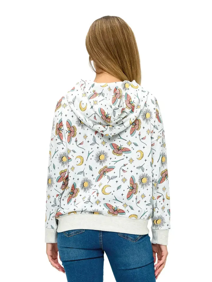 Zip-Up Hoodie Whimsical Celestial sold by Sunbeam product image thumbnail 2
