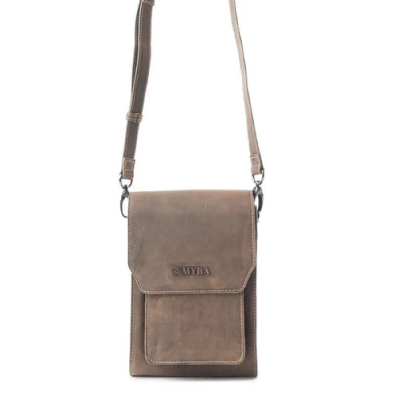 Padrina Trail Leather Bag- Dark Brown sold by Sunbeam