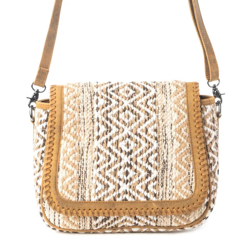 Moonlace Range Woven Shoulder Bag-  Mojave Beige sold by Sunbeam