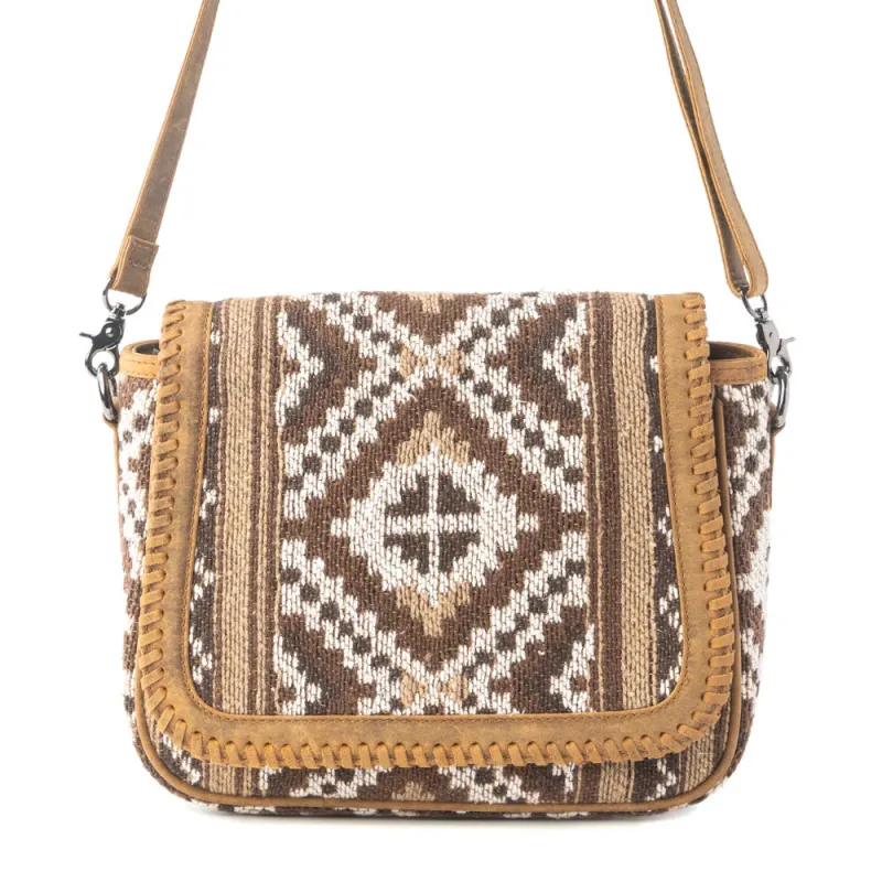 Mesa Crosswinds Woven Shoulder Bag- Canyon Taupe sold by Sunbeam