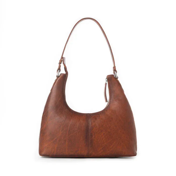 Zidana Winchester Loop Vegetable Tanned Leather Shoulder Bag - Maple Glaze sold by Sunbeam product image thumbnail 3