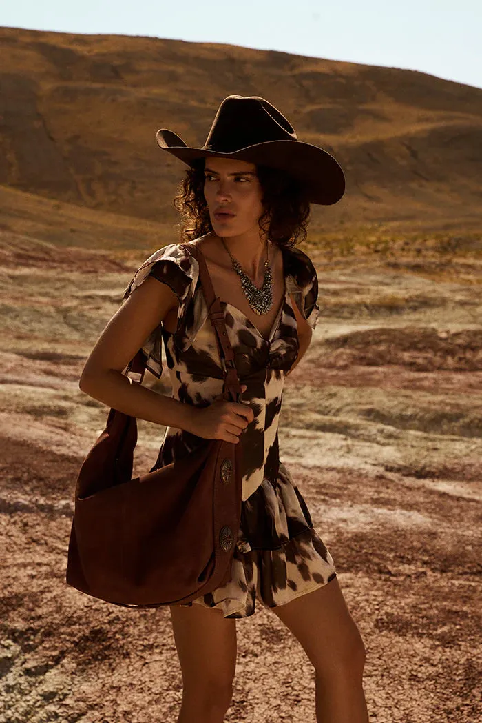 Suede Leather Shoulder Bag sold by Sunbeam