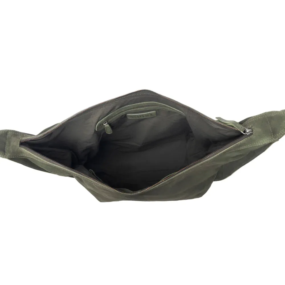 Suede Leather Shoulder Bag sold by Sunbeam product image thumbnail 4