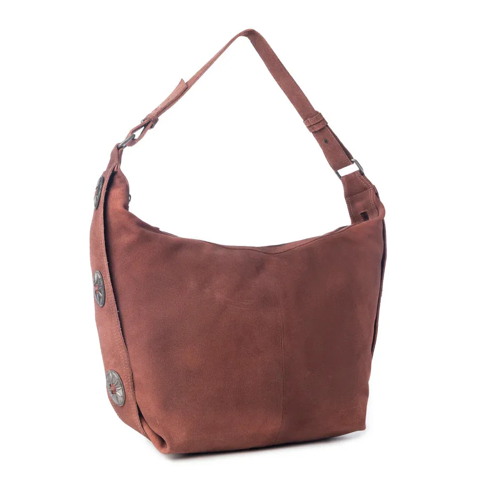 Suede Leather Shoulder Bag sold by Sunbeam product image thumbnail 2