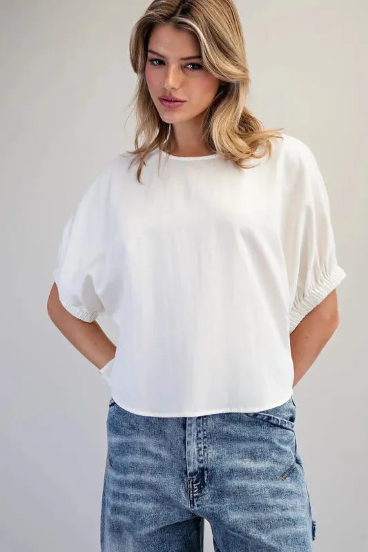 Solid Dolman Sleeve Blouse made by Sunbeam