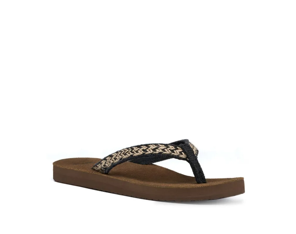 Sanuk Fraidy Jute Sandals made by Sanuk
