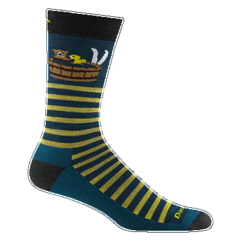 Men's Wild Life Crew Lightweight Lifestyle Sock made by Darn Tough Vermont