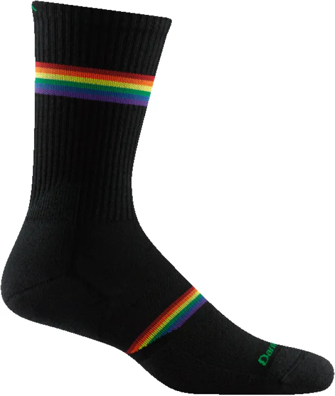 MEN'S PRISM CREW LIGHT CUSHION SOCKS LARGE made by Darn Tough Vermont