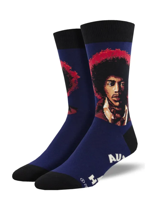 MEN'S HENDRIX PORTRAIT SOCKS made by Socksmith