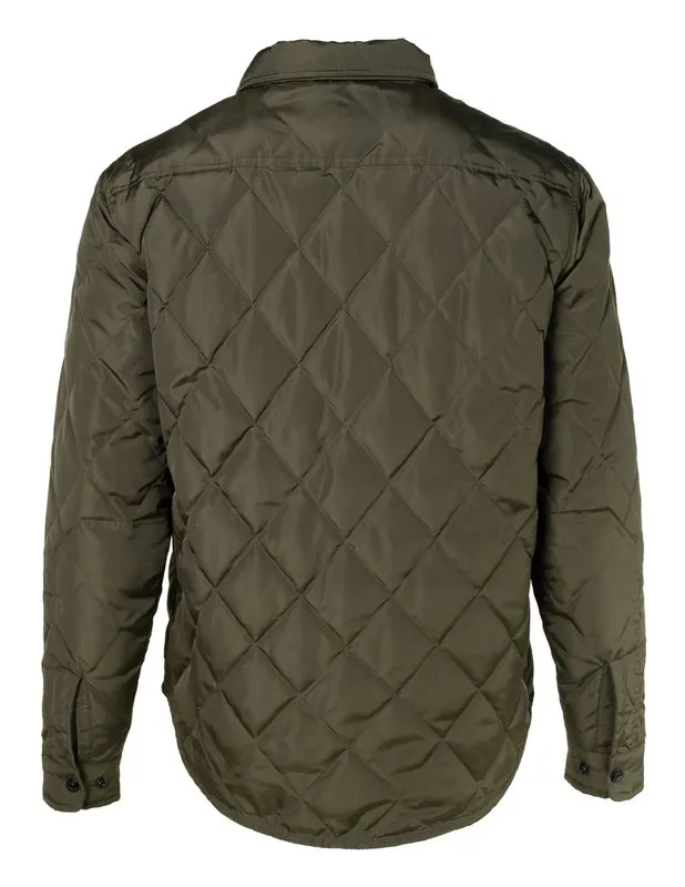 Down-filled Quilted Shirt Jacket - Olive sold by Sunbeam product image thumbnail 3