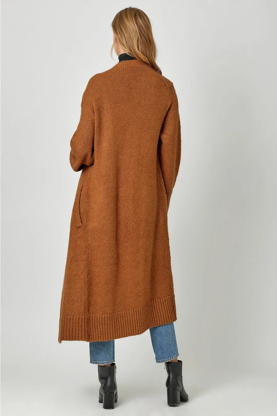 Dolman Long Sweater Cardigan - Toffee sold by Sunbeam product image thumbnail 2