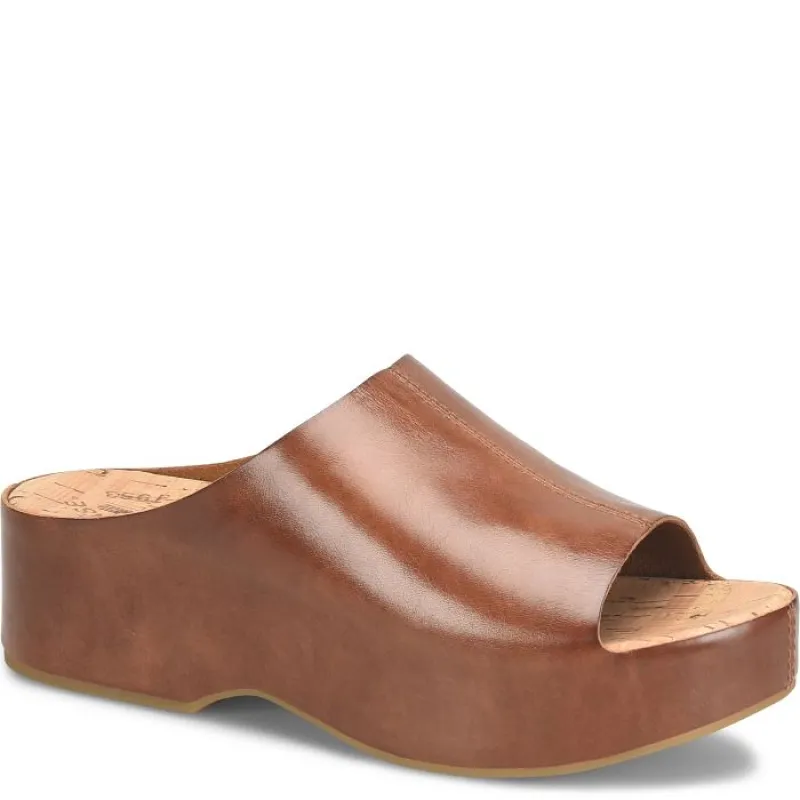 Yazmin Dark Brown Sandal made by Kork-Ease