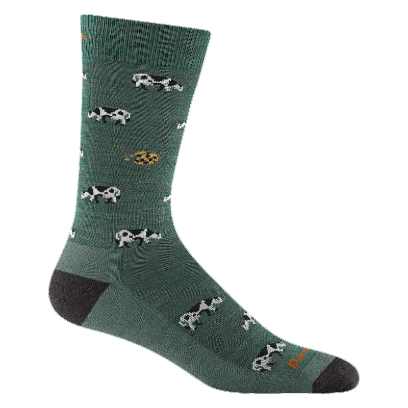 Men's Dairy Air Crew Lightweight Lifestyle Sock made by Darn Tough Vermont