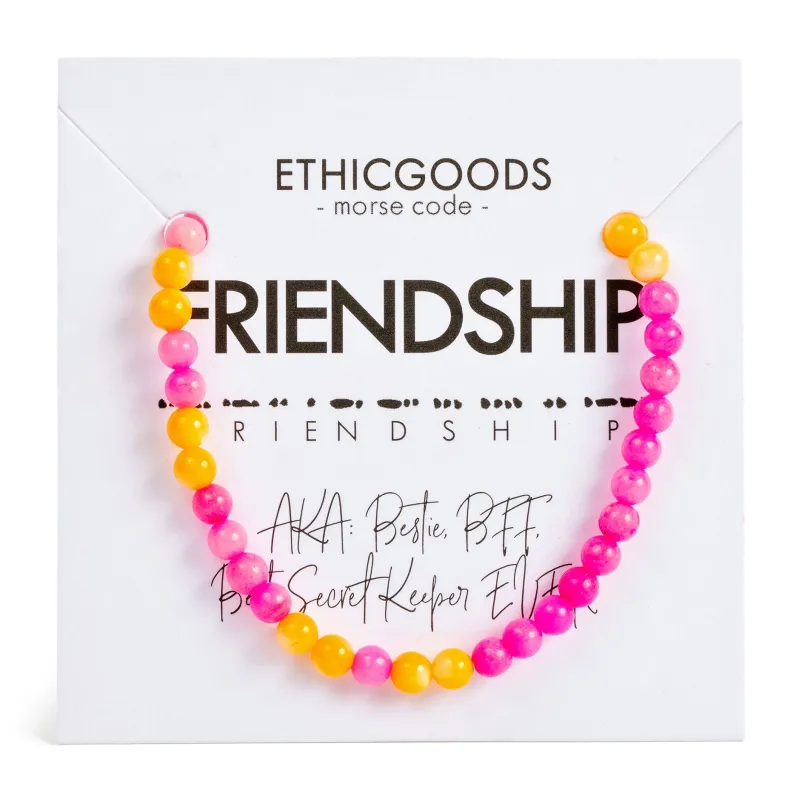 Morse Code Bracelet | FRIENDSHIP made by Sunbeam