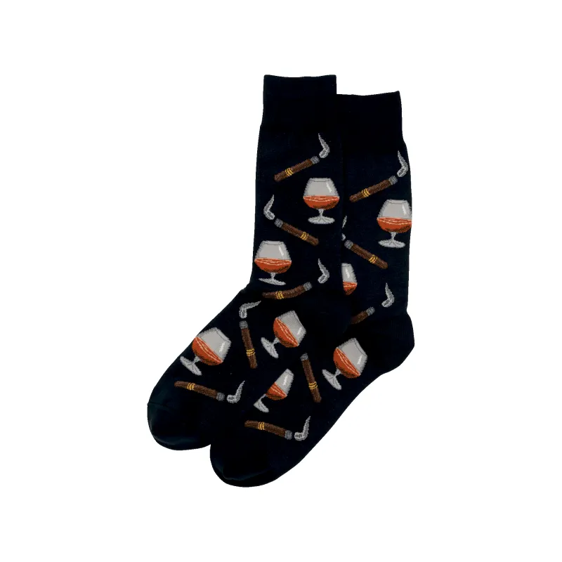 Men's Cognac And Cigars Socks sold by Sunbeam