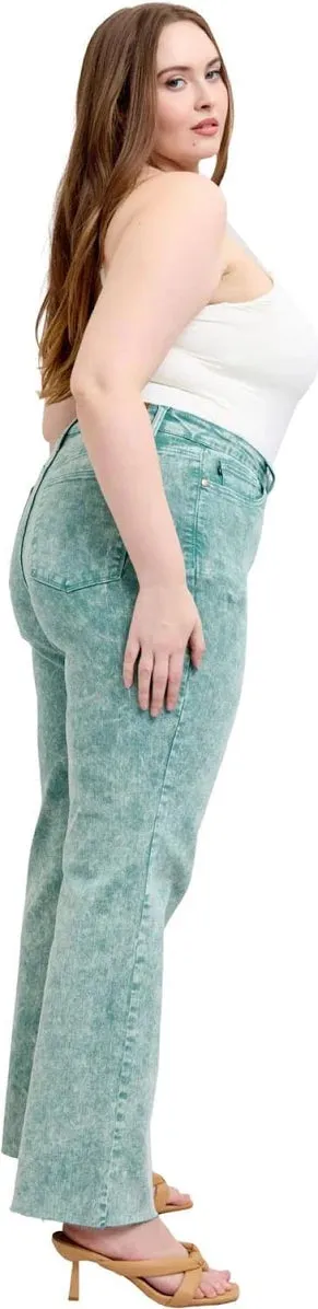 Judy Blue - High Waisted Garment Dyed Raw Hem Dad Jean sold by Sunbeam product image thumbnail 2