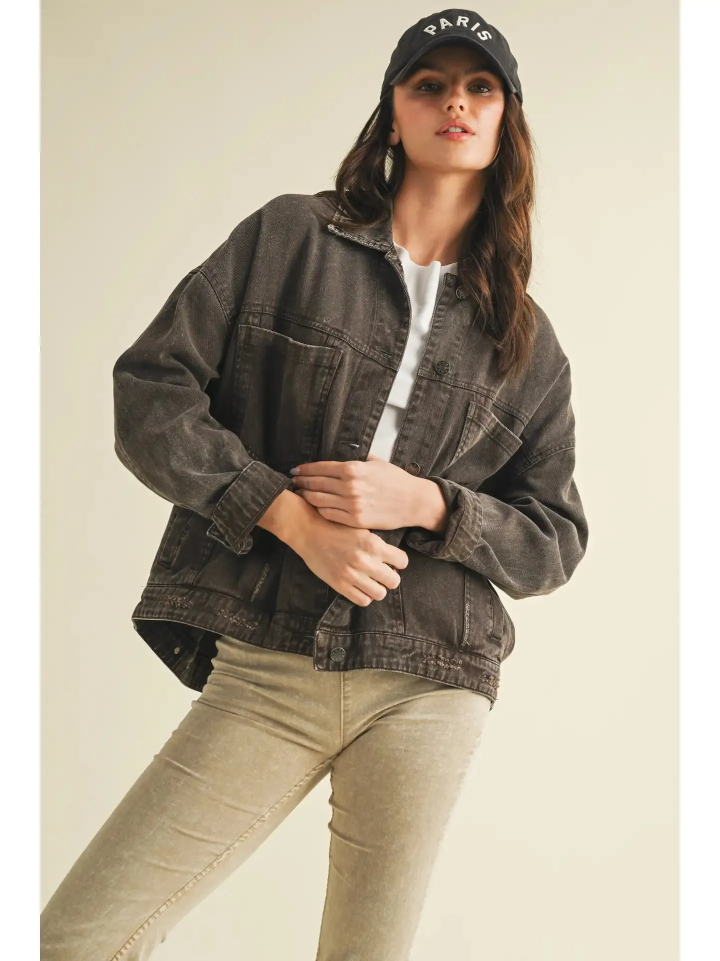 Vintage Wash Pleated Back Jacket sold by Sunbeam product image thumbnail 3