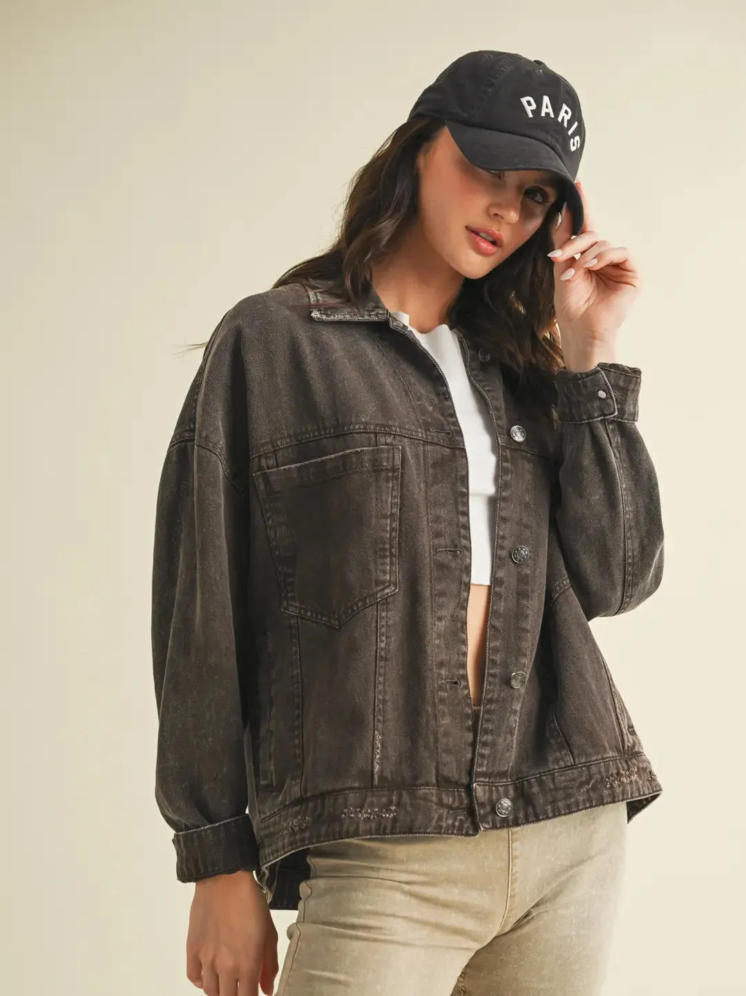 Vintage Wash Pleated Back Jacket sold by Sunbeam product image thumbnail 4