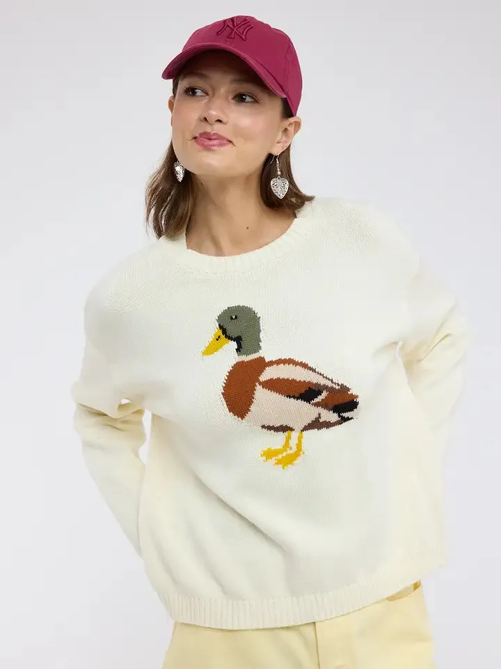Mallard Duck Knit Sweater sold by Sunbeam