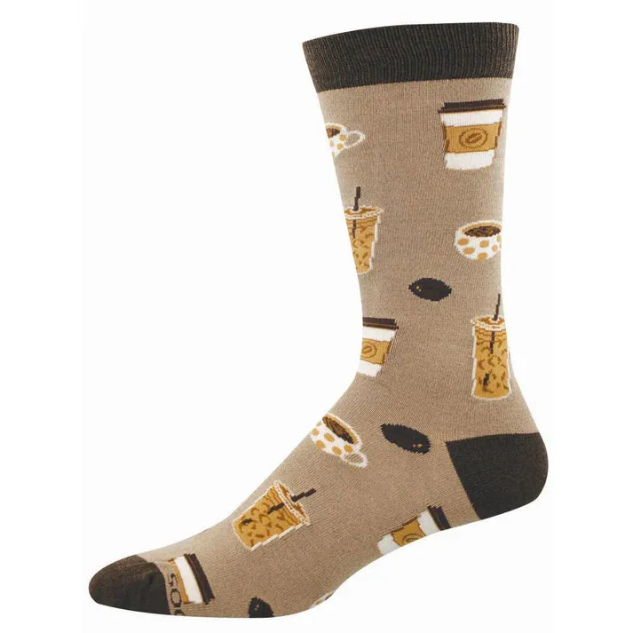 COFFEE, COFFEE, COFFEE Men's Sock sold by Sunbeam