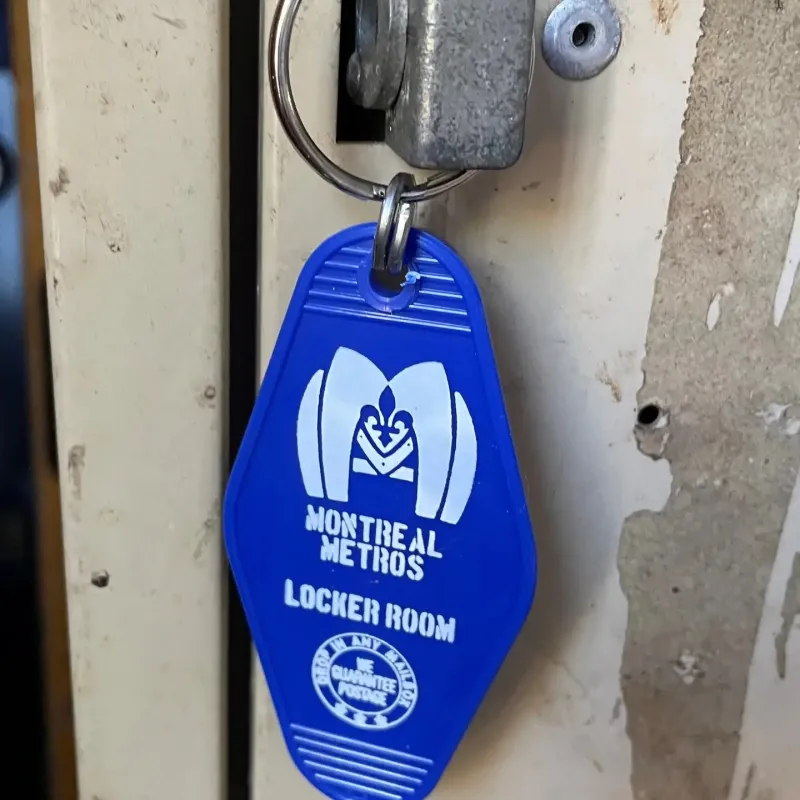 Montreal Metros (Heated Rivalry) - Key Fob made by Sunbeam