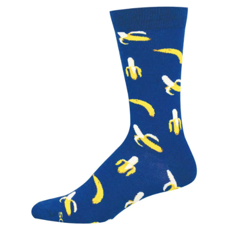 This Sock is Banana's Men's Socks made by Socksmith