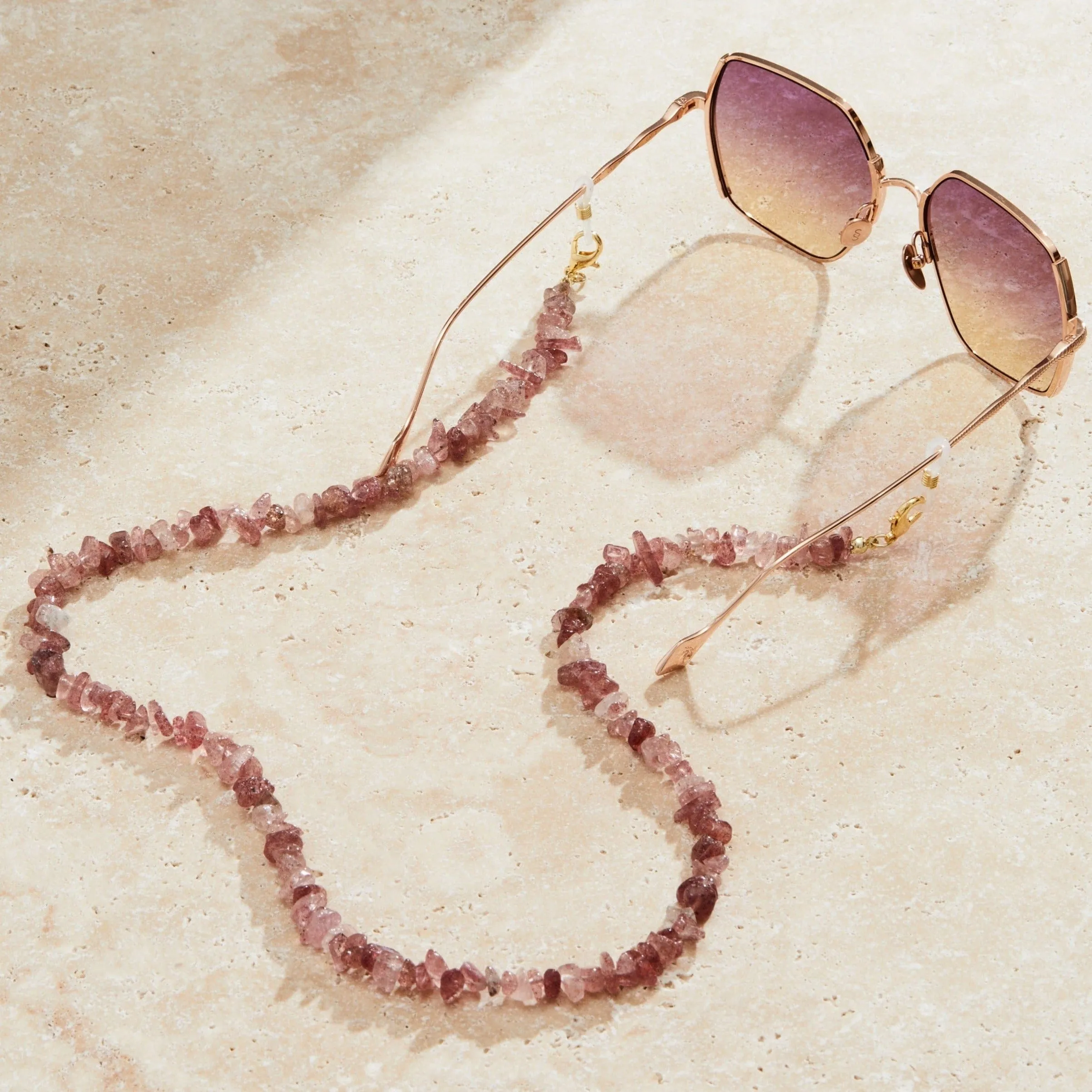 Stone Chain in Pink sold by Sunday Somewhere product image thumbnail 2