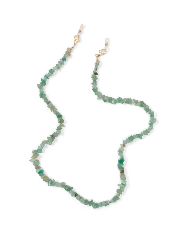 Stone Chain in Green made by Sunday Somewhere