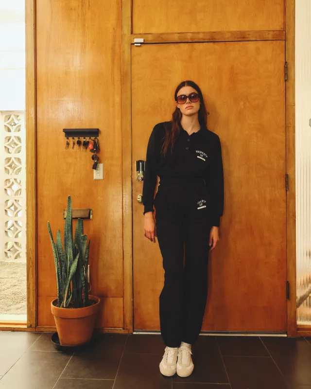 Sundry French Academy Athletic Sweatpant in Deep Navy sold by Sundry