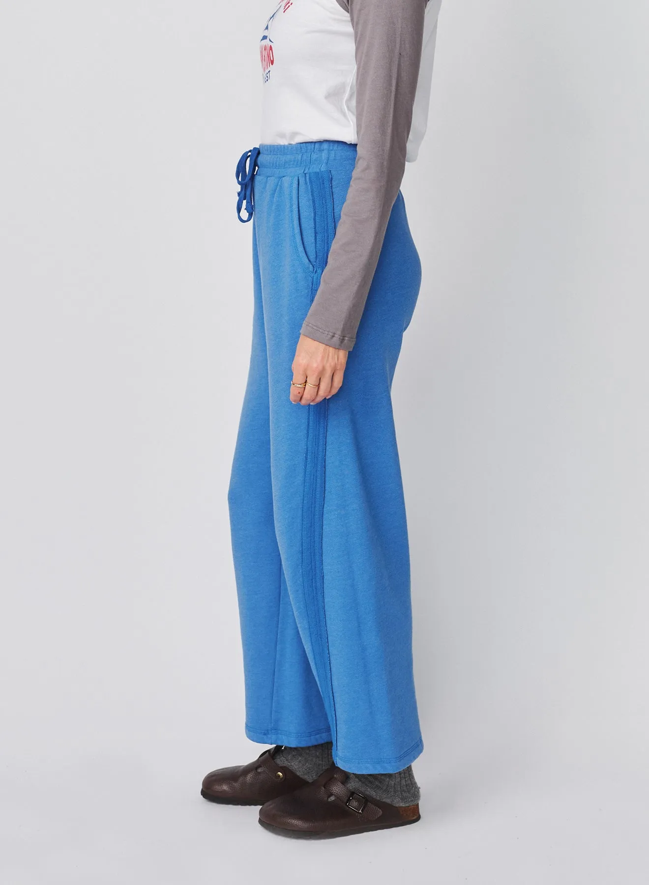 Sundry Raw Seamed Pant in Blue Ice sold by Sundry product image thumbnail 3