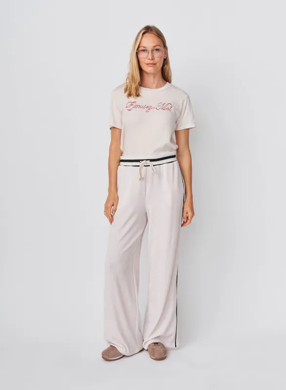 Sundry Track Pant in Oyster sold by Sundry