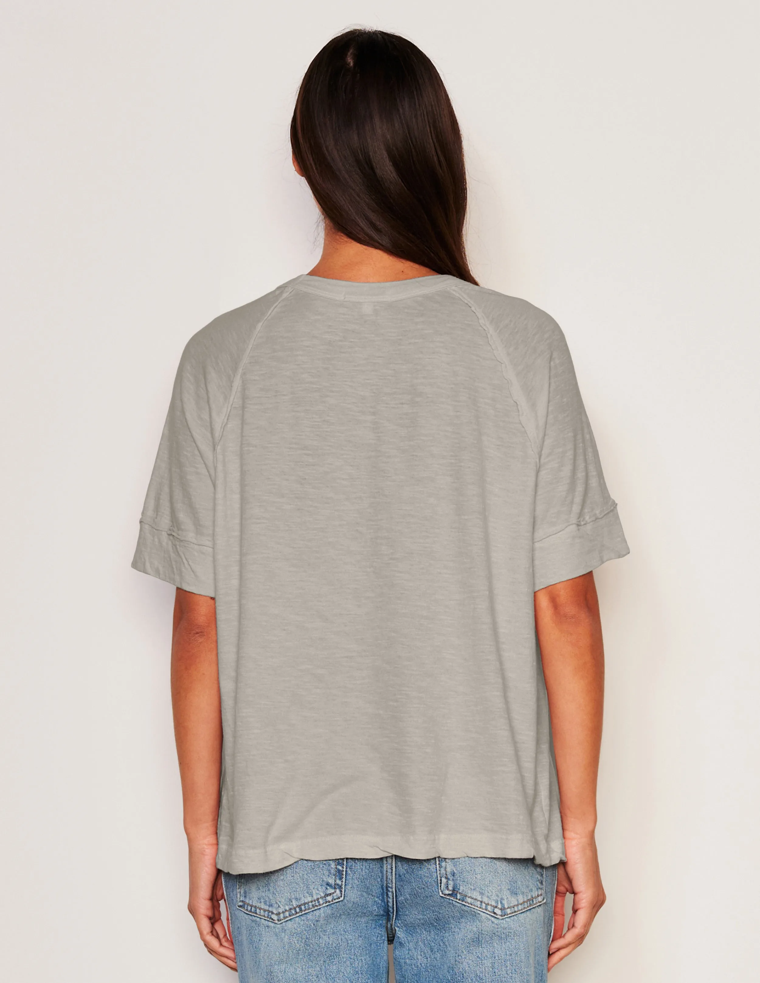 Sundry Boyfriend Tee in Olive Oil sold by Sundry product image thumbnail 3