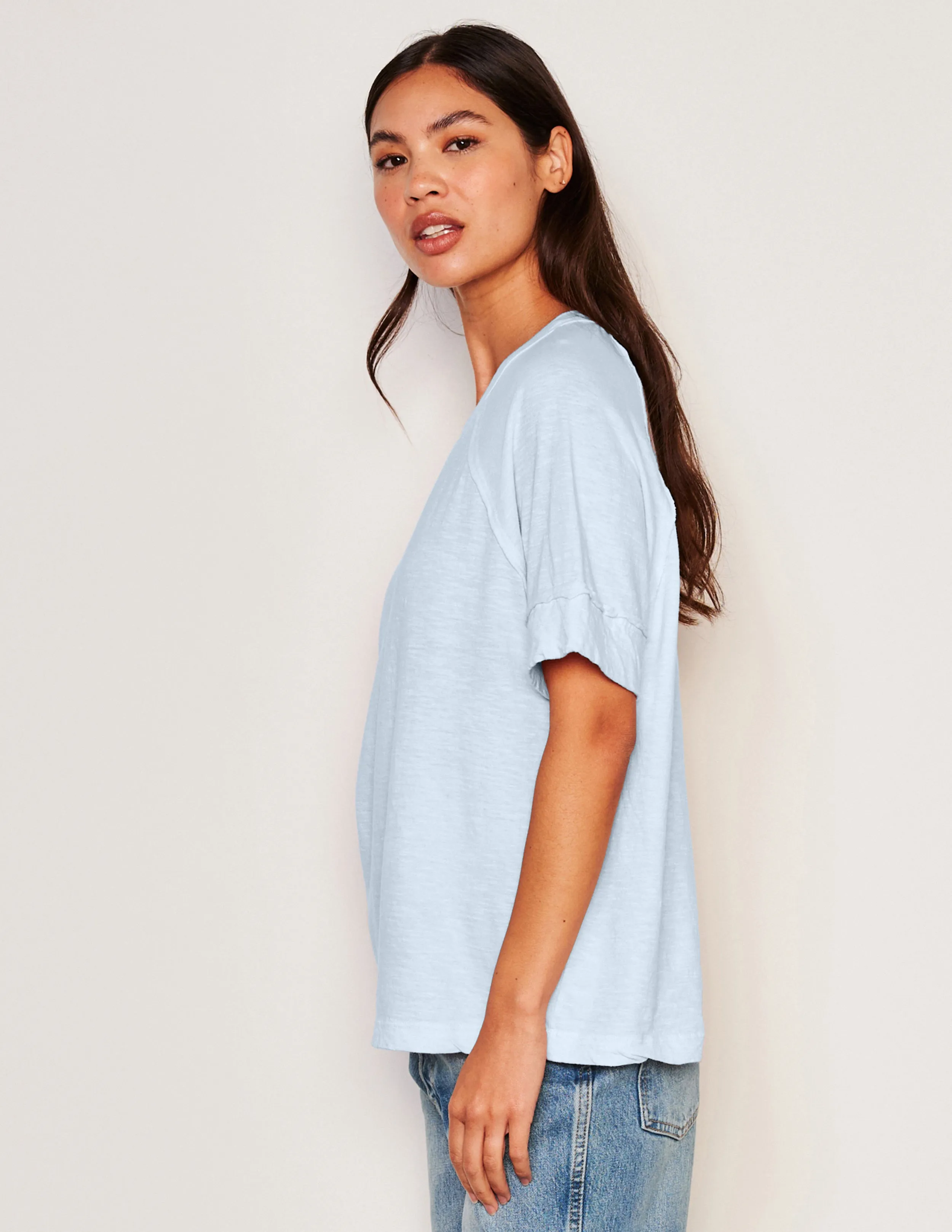 Sundry Boyfriend Tee in Blue Wash sold by Sundry product image thumbnail 2