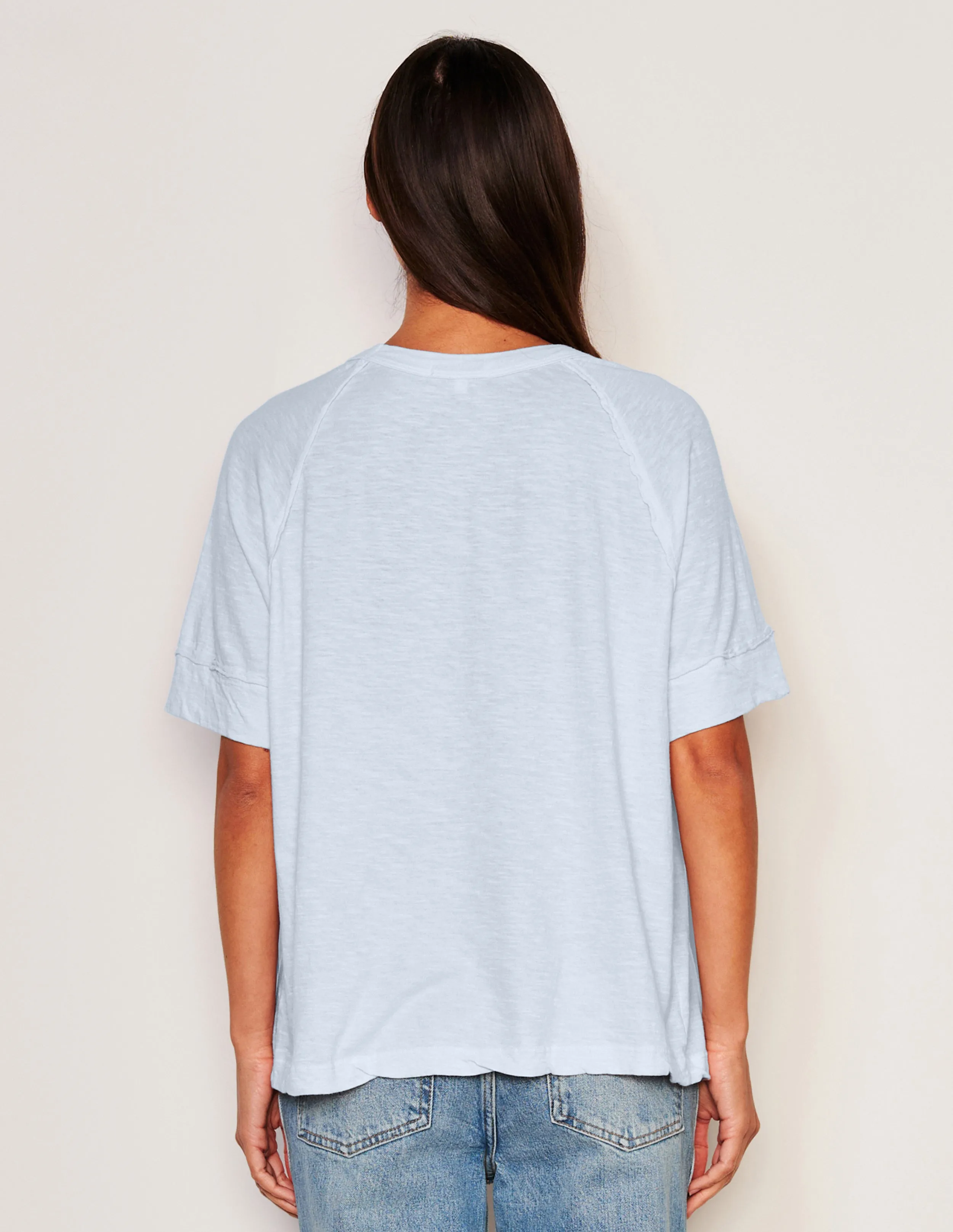 Sundry Boyfriend Tee in Blue Wash sold by Sundry product image thumbnail 3