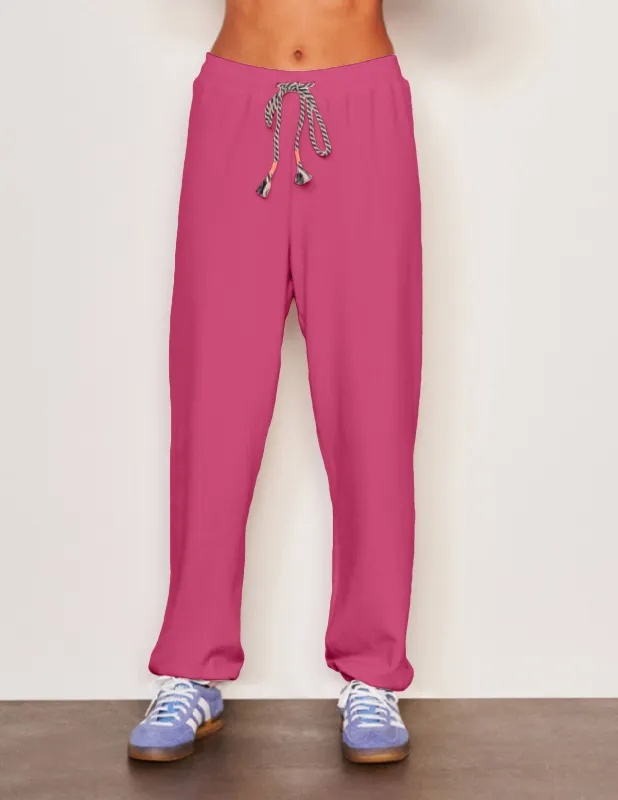 Sundry Basic Sweatpant in Cranberry sold by Sundry