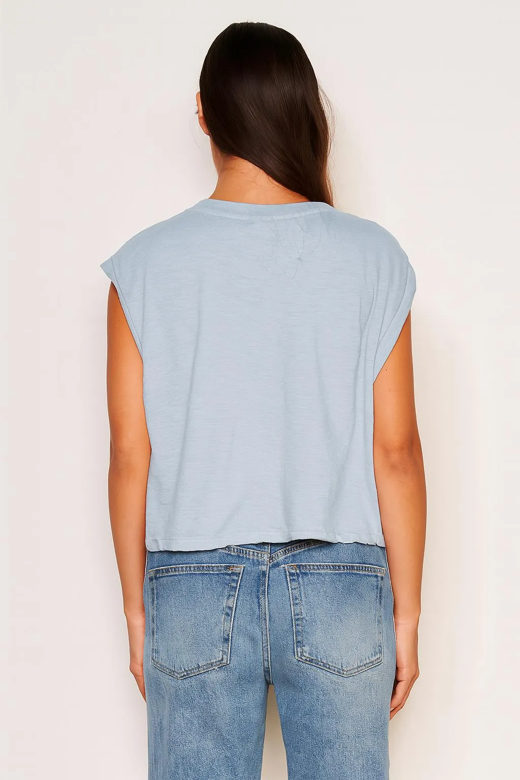 Sundry Muscle Tank in Chambray sold by Sundry product image thumbnail 3