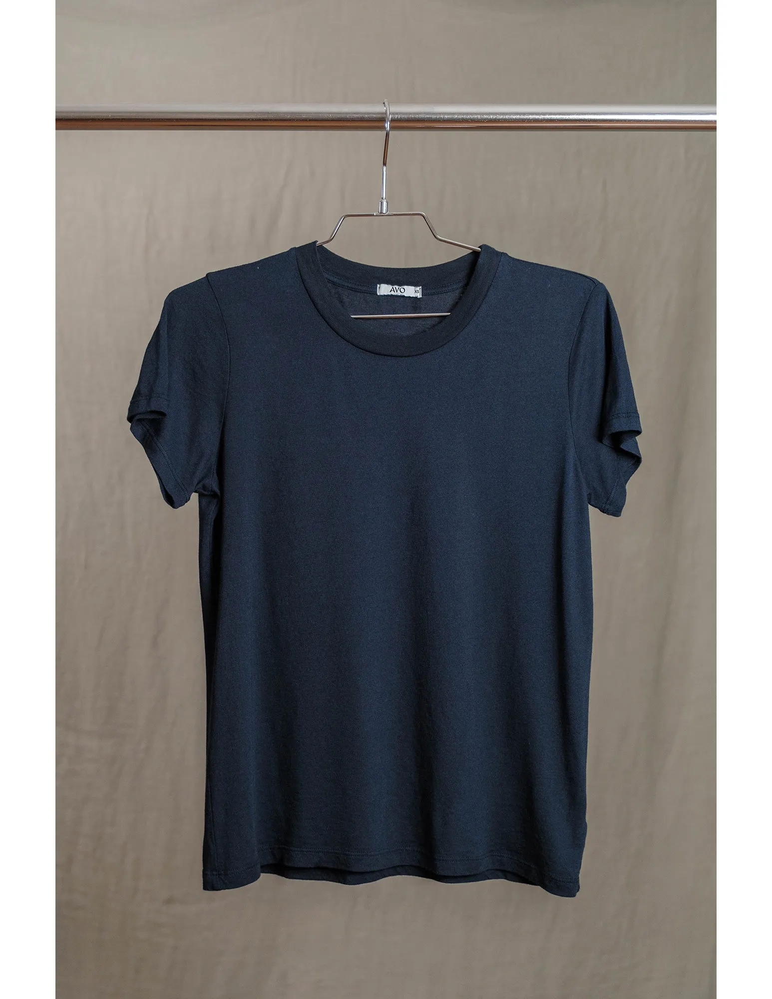 Butter Soft Short Sleeve Crew in Navy sold by Sundry product image thumbnail 4