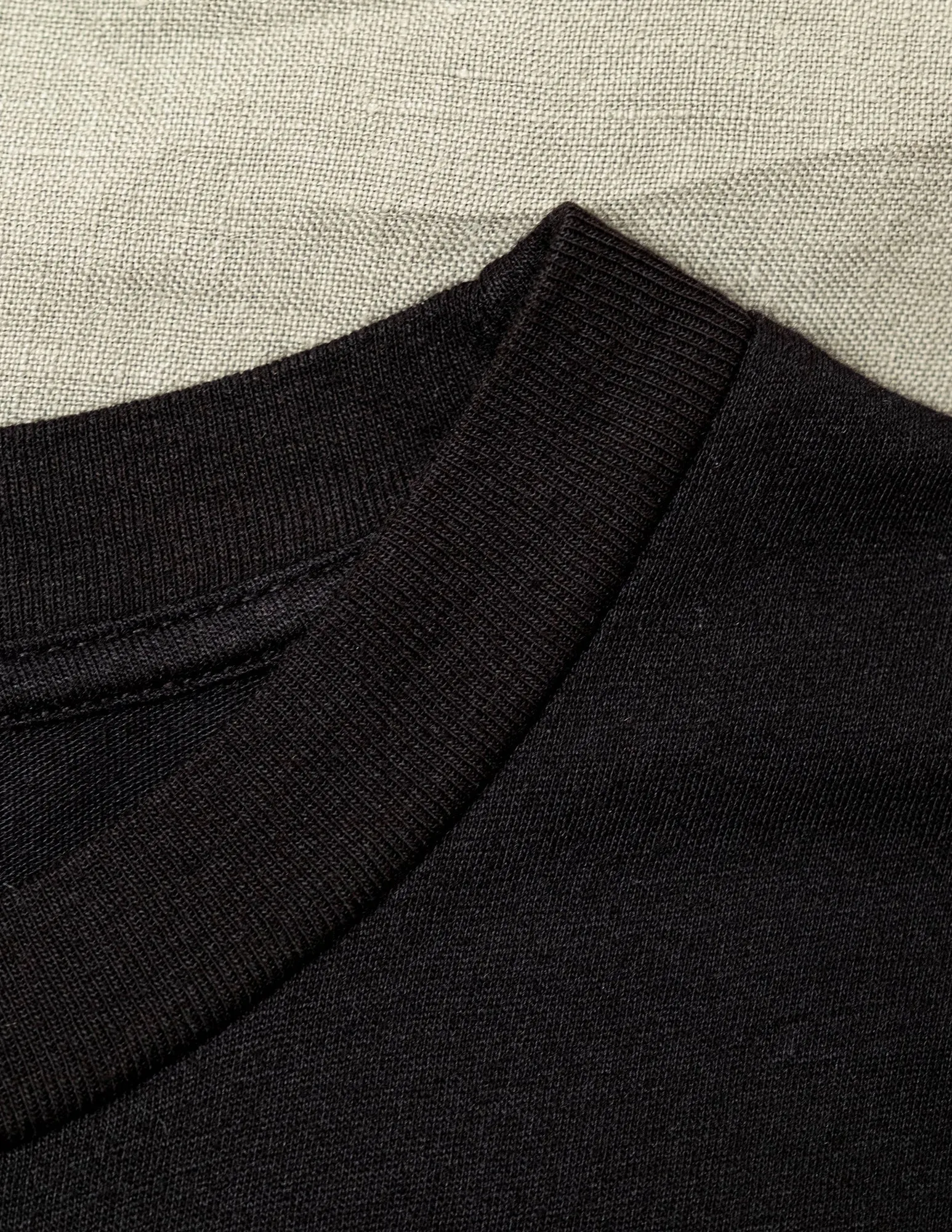 Butter Soft Short Sleeve Crew in Black sold by Sundry product image thumbnail 5