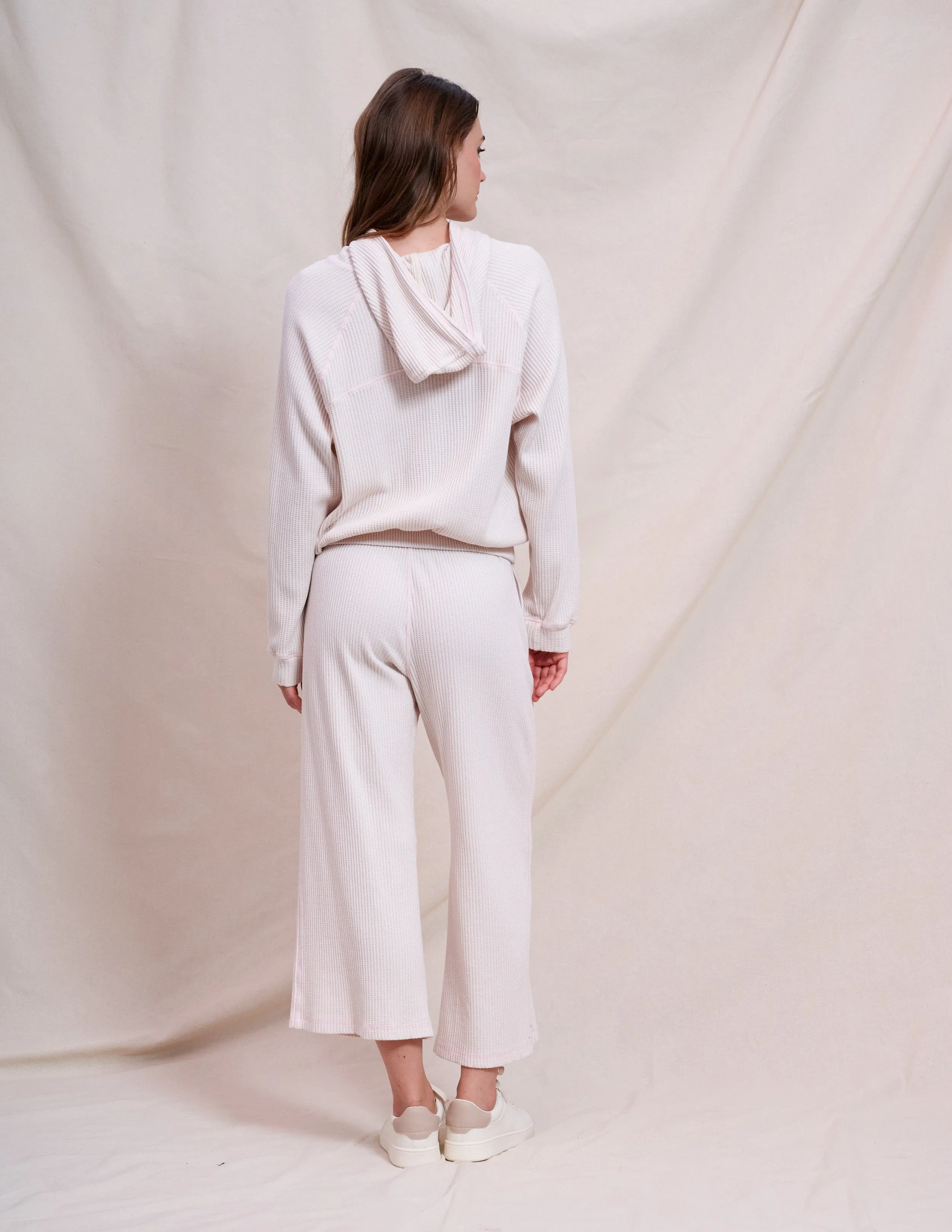 Sundry Contrast Stitch Hoodie in Oyster sold by Sundry product image thumbnail 4
