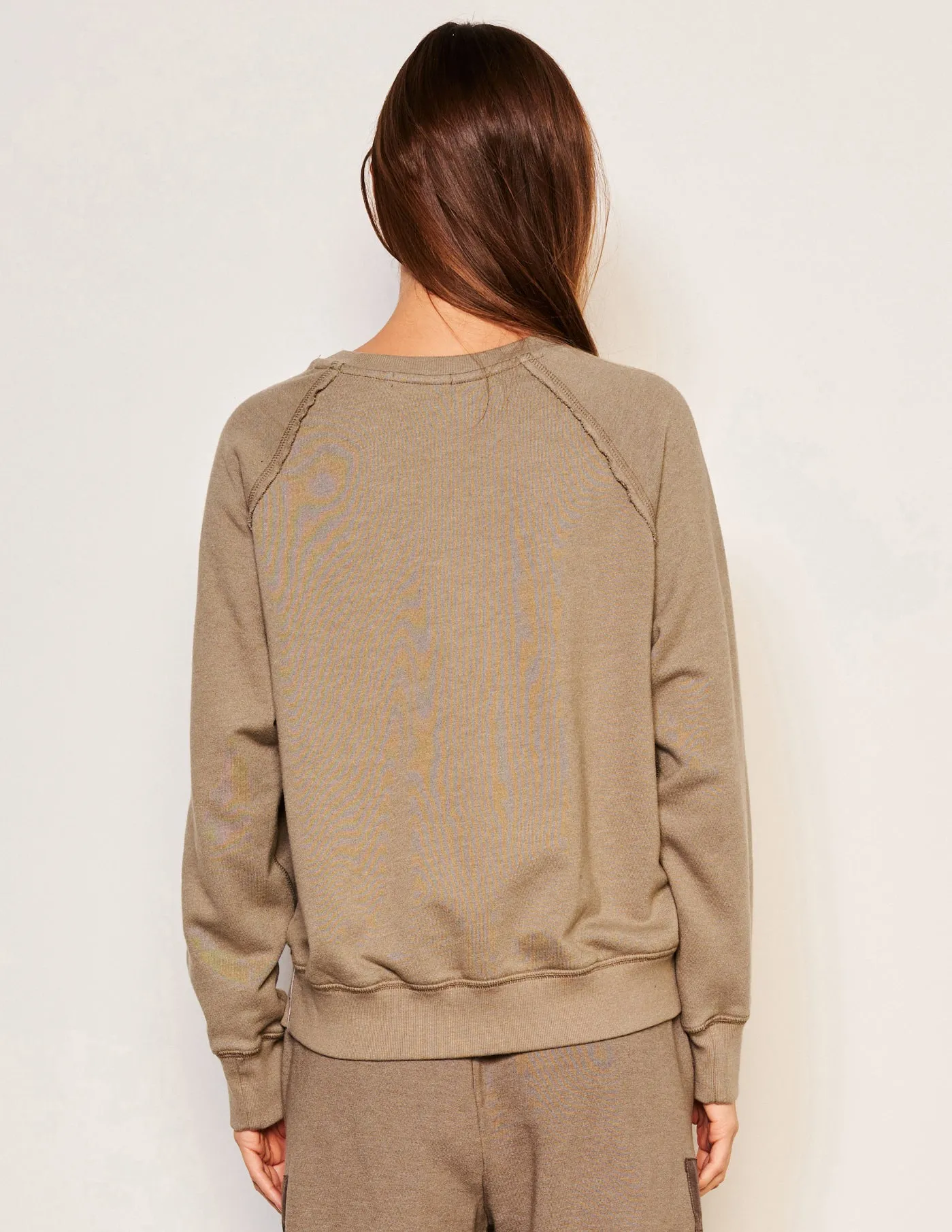 Sundry Raglan Sweatshirt in Fern sold by Sundry product image thumbnail 4