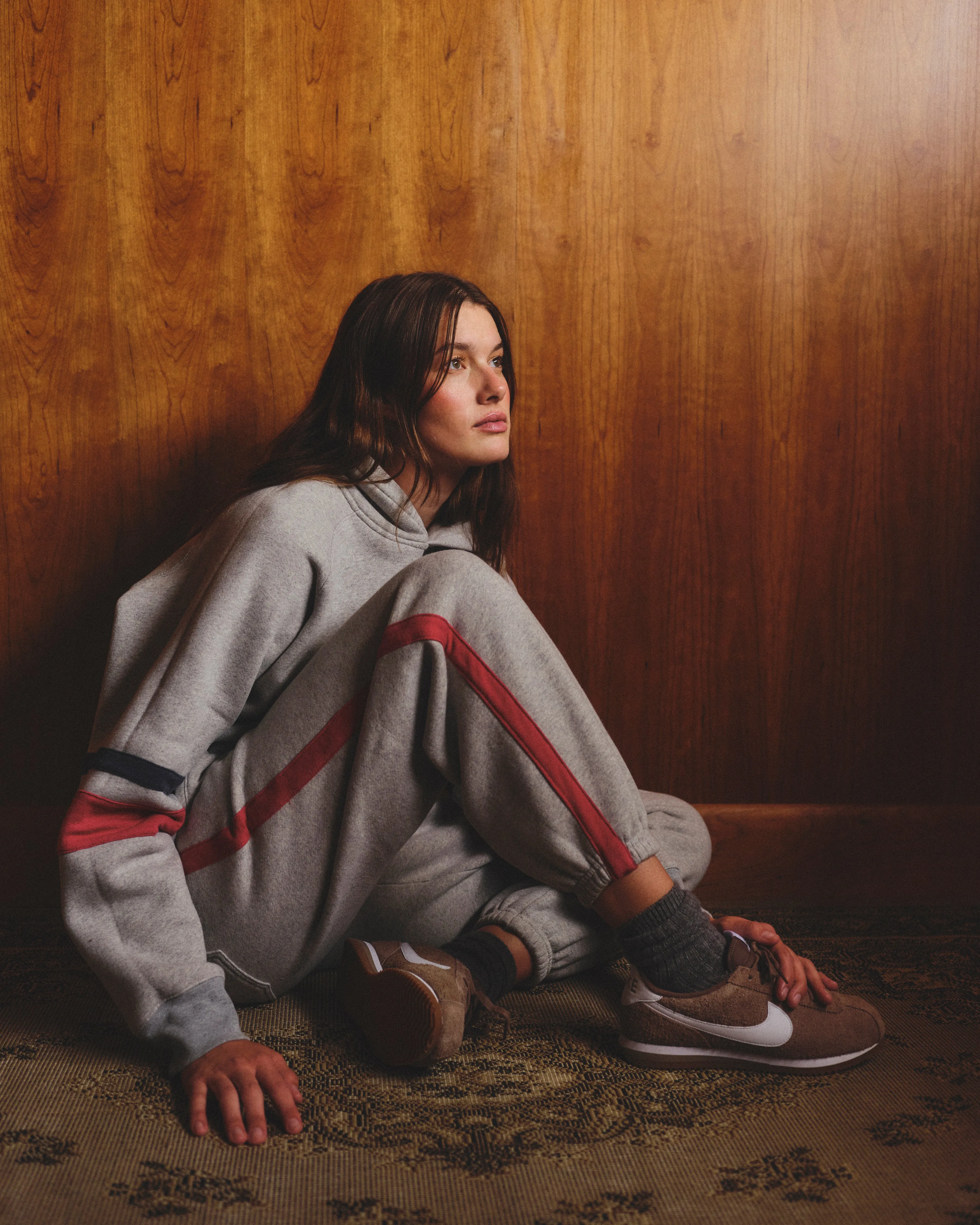 Sundry Academy Cropped Hoodie in Heather Grey sold by Sundry product image thumbnail 2