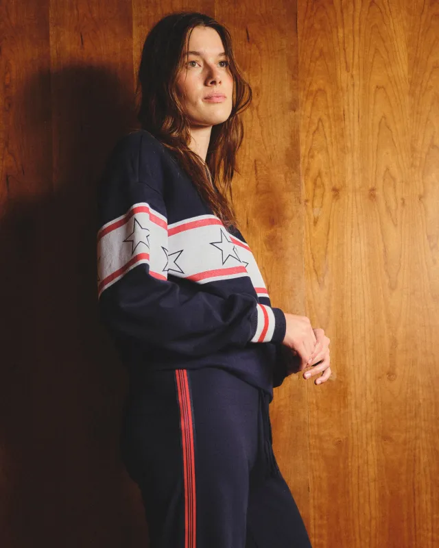 Sundry Stars Oversized Popover in Deep Navy made by Sundry